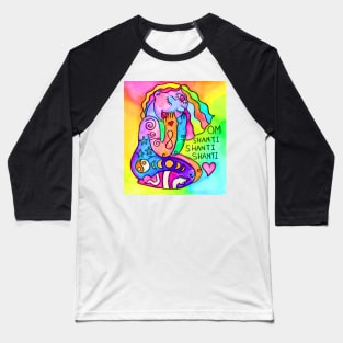 Om Shanti Shanti Shanti Baseball T-Shirt